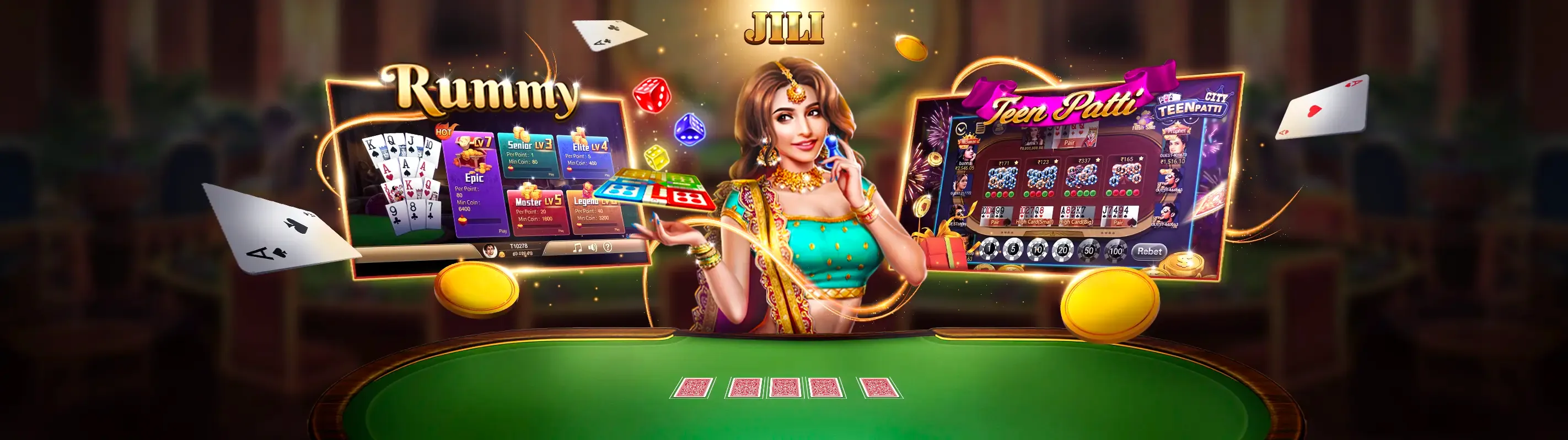 Sòng bạc Vbet 2026 - Sảnh chính với các trò chơi casino hấp dẫn
